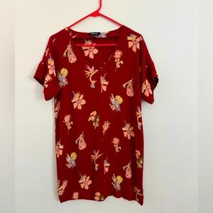 Madewell Shift Dress in Bird of Paradise Print